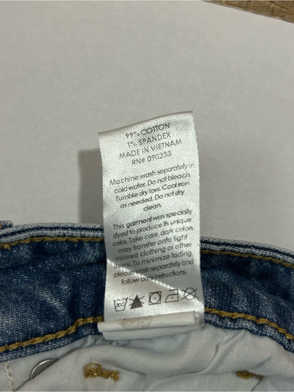 PacSun light-wash denim mini skirt - Picture 5 of 5
